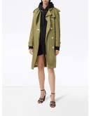 press-stud detail trench coat