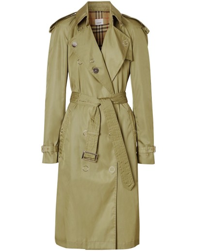 press-stud detail trench coat