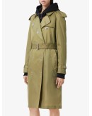 press-stud detail trench coat