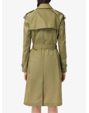 press-stud detail trench coat