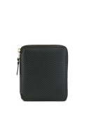 textured zip-around wallet