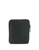 textured zip-around wallet