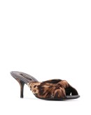 60mm leopard-print mules