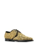 crystal embroidered Derby shoes