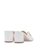 65mm crystal-embellished snake-effect mules