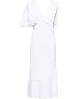 v-neck dress