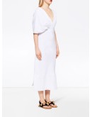 v-neck dress