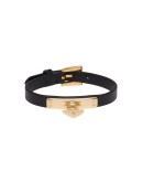 Saffiano padlock bracelet