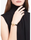 Saffiano padlock bracelet