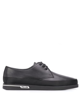 logo-sole Derby shoes