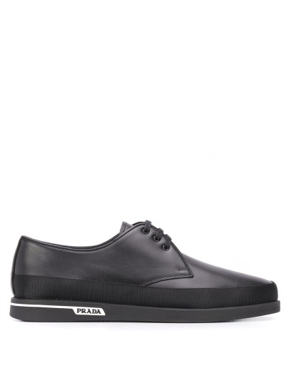 logo-sole Derby shoes