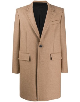 wool-blend coat