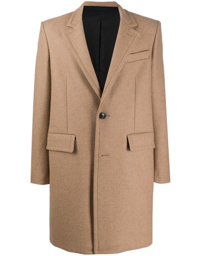 wool-blend coat