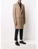 wool-blend coat