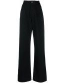 high-waisted wide-leg trousers