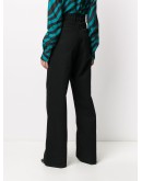 high-waisted wide-leg trousers