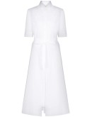 tie-waist midi dress