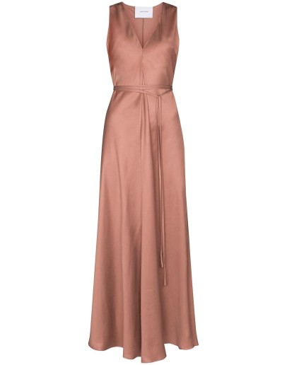 tie-waist maxi dress