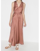 tie-waist maxi dress
