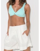 Matilda twist-front bikini top