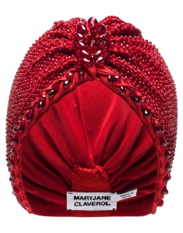 Alma bead embellished turban