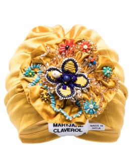 canaria bead embellished turban