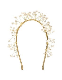 Primavera gold-tone pearl headband