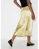 crushed midi skirt