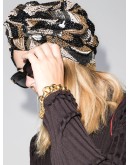 amazona bead embellished turban