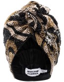 amazona bead embellished turban