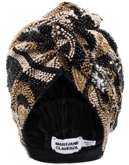 amazona bead embellished turban