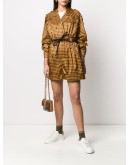 gingham check playsuit