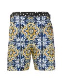 Maiolica print swim shorts