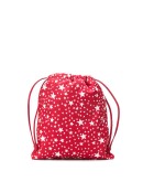 star print drawstring backpack