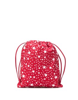 star print drawstring backpack