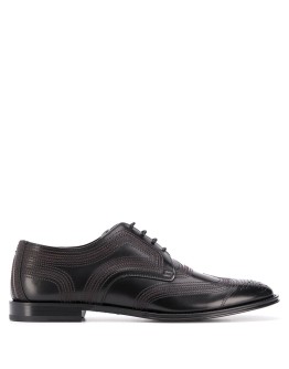 brogue-detailed Derby shoes