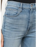 London high-waisted cropped jeans