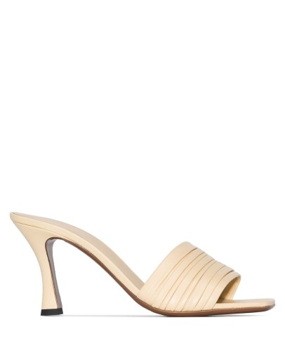 Sham 80mm leather mules