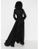 plunge neck evening gown