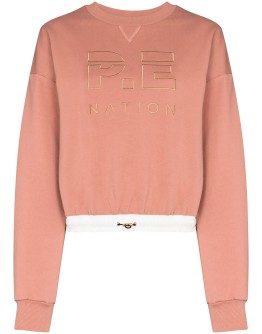 Block Pass logo-embroidered sweatshirt