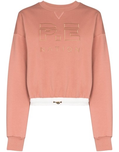 Block Pass logo-embroidered sweatshirt