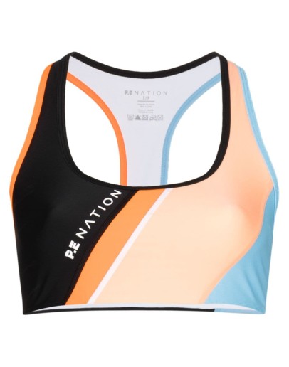 Aerial Drop colour-block sports bra