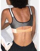 Side Runner colour-block sports bra