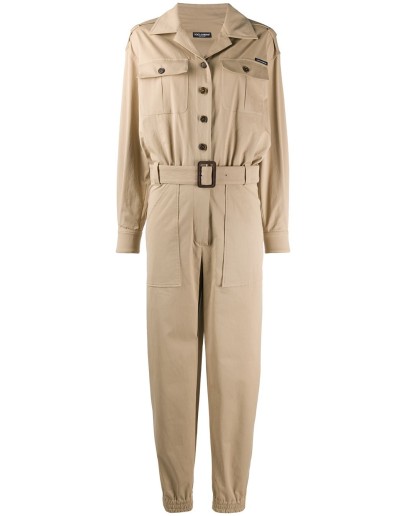 belted boiler suit