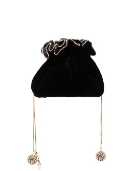 black Moneta clutch bag