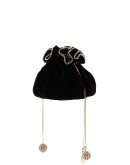 black Moneta clutch bag