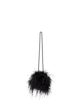 L'oiseau Rebelle feather shoulder bag