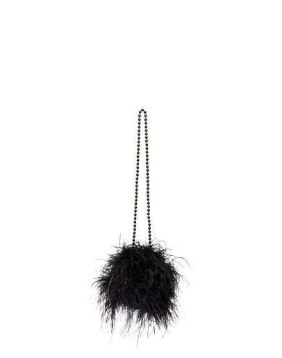 L'oiseau Rebelle feather shoulder bag