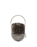 Kingham Cometa velvet pouch bag