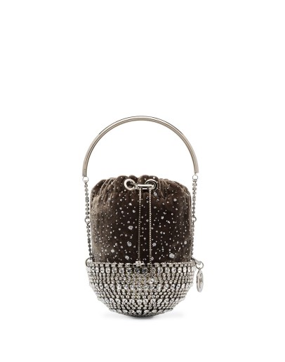 Kingham Cometa velvet pouch bag